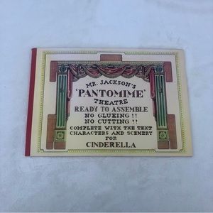 Mr. Jackson’s Pantomime Theatre Book Complete with Text Characters